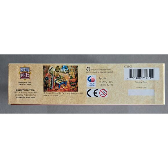 MasterPieces Trading Post 1000 pc Hiroaki Shioya Complete Preowned Southwestern - Picture 2 of 5